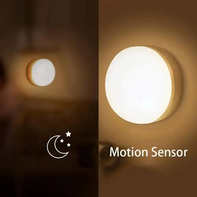 StayLit Motion Sensor LED Night Light - USB Rechargeable, Wireless, Magnetic Lamp For Bedroom, Kitchen, Hallways, Closets & Stairs