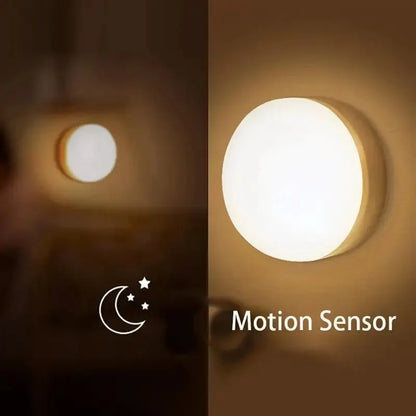 StayLit Motion Sensor LED Night Light - USB Rechargeable, Wireless, Magnetic Lamp For Bedroom, Kitchen, Hallways, Closets & Stairs