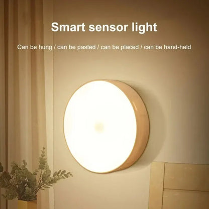 StayLit Motion Sensor LED Night Light - USB Rechargeable, Wireless, Magnetic Lamp For Bedroom, Kitchen, Hallways, Closets & Stairs